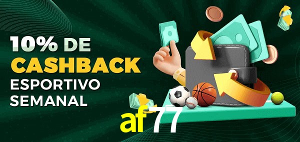 10% de bônus de cashback na af77